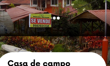Terreno con construcciones de cabañas de venta en el barrio Lotización Huertos Familiares, en Tena, Napo, Ecuador