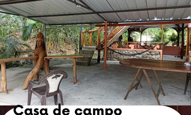 Terreno con construcciones de cabañas de venta en el barrio Lotización Huertos Familiares, en Tena, Napo, Ecuador