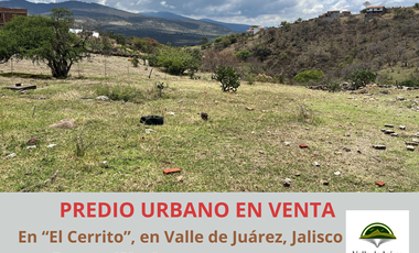 PREDIO URBANO EN EL CERRITO