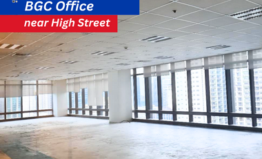 For Lease BGC Office 353.96 sqm, near High Street, Bonifacio Global City