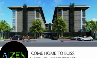 20-sqm studio condo for sale unit in Aizen Flats Condominium in Mandaue City, Cebu