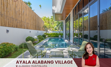For Sale Ayala Alabang Village 4 BR House and Lot For Sale!