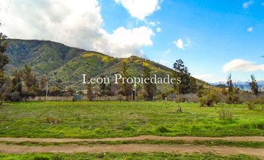 Se vende paño de 17,5 ha. en sector Los Naranjos, Curacavi.