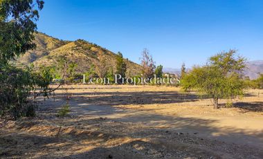 Se vende paño de 17,5 ha. en sector Los Naranjos, Curacavi.