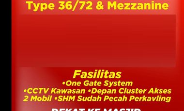 Rumah Cas D' Citayam, Baru MEZZANINE, Harga Murah Mewah, Syariah di Citayem Bogor-Depok, Jual Dijual