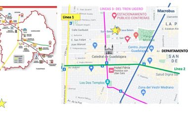 Departamento amueblado renta cerca de centro GUADALAJARA