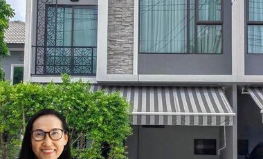 For sale Pleno Bang Yai, corner plot next to garden, it was originaly a show house, decorated and ready to move in