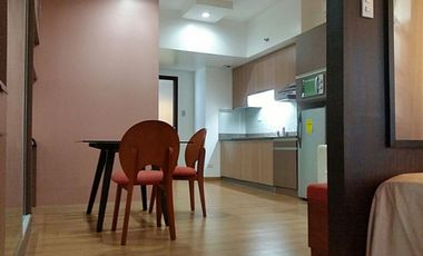 Interior designed and fully furnished studio unit at The St. Francis Shangrila Place