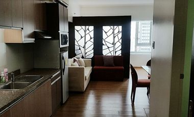 Interior designed and fully furnished studio unit at The St. Francis Shangrila Place