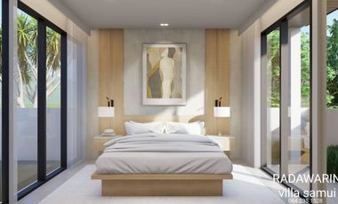 samui villa for sale built of plan 2b3b swimming pool 5 minutes from beach