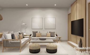 samui villa for sale built of plan 2b3b swimming pool 5 minutes from beach