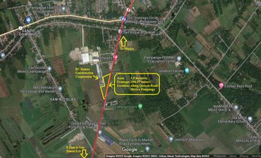 FOR SALE RAWLAND IN PAMPANGA ALONG QUEZON ROAD NEAR SAN SIMON INDUSTRIAL PARKS