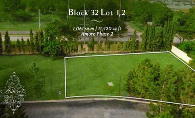 1,061sqm residential lot for sale in Amore at Portofino Daang-Hari Alabang near Ayala Alabang