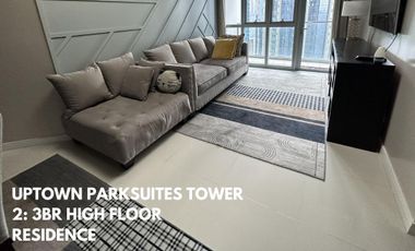 Uptown Parksuites Tower 2: 3BR High Floor Residence