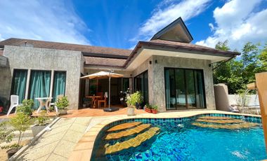 3 bedroom house with private pool & waterfall curtain for Sale in Aonang, Krabi