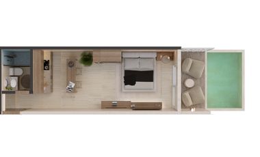 Departamentos con alberca propia en Holistika a super precios