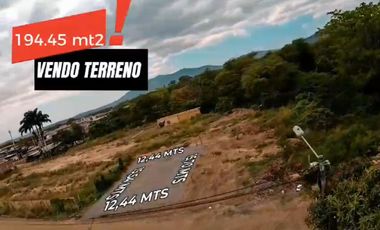 Terreno esquinero de venta en la zona norte de Portoviejo, sector el negrital