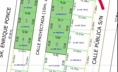 Terreno esquinero de venta en la zona norte de Portoviejo, sector el negrital