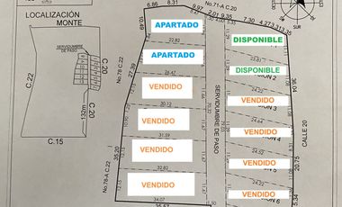 Terrenos en venta en Chicxulub pueblo, Yucatán, zona de alto crecimiento