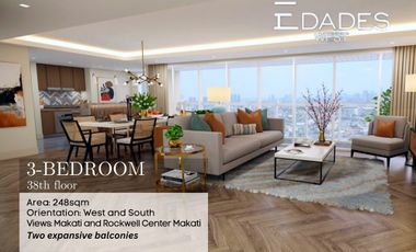 EDADES WEST in Rockwell Center Makati (Turnover: October 2028)