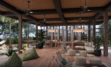 Condo en Residencial con club de playa, golf, alberca en venta Playa del Carmen.