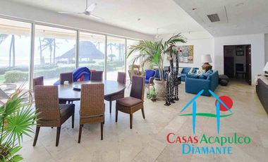 Exclusivo departamento de playa con alberca privada y vista al mar