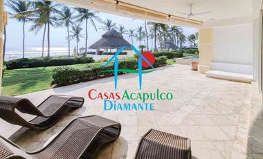 Exclusivo departamento de playa con alberca privada y vista al mar