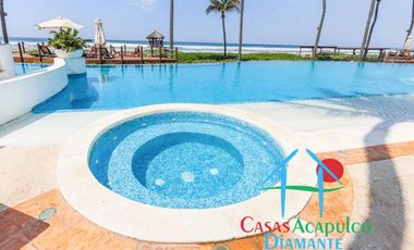 Exclusivo departamento de playa con alberca privada y vista al mar