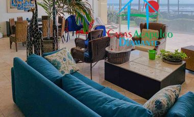 Exclusivo departamento de playa con alberca privada y vista al mar
