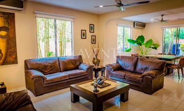 Casa amueblada disponible, Campestre Residencial, Cancún Quintana Roo.