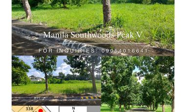 331 sq.m. Lot for Sale at Manila Southwoods Peak V