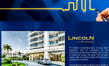 For Sale: 2BR Corner in Lincoln at IPI Center by Rockwell Cebu - 104sqm.