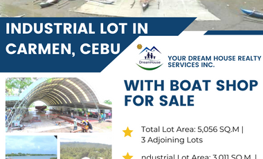 Industrial Lot with a Boat Shop for Sale in Carmen Cebu