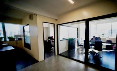 Ready For Occupancy Modern Fully-Furnished Office Space for Sale or Lease in Makati near Rockwell