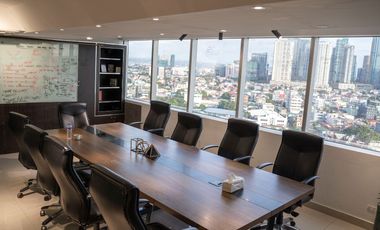 Ready For Occupancy Modern Fully-Furnished Office Space for Sale or Lease in Makati near Rockwell