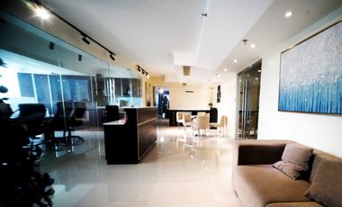 Ready For Occupancy Modern Fully-Furnished Office Space for Sale or Lease in Makati near Rockwell