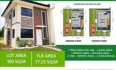 2-bedroom Single Attached House and Lot for sale in Trece Martires Cavite