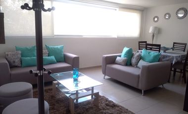 DEPARTAMENTO AMUEBLADO EN RENTA (C3), EN PUEBLA MUY CERCA DE VW Y FINSA