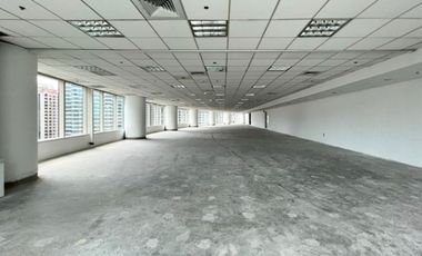 1,638.27 sqm Warm Shell Office Space for Rent in Ayala Avenue corner Sen Gil Puyat Avenue Makati City