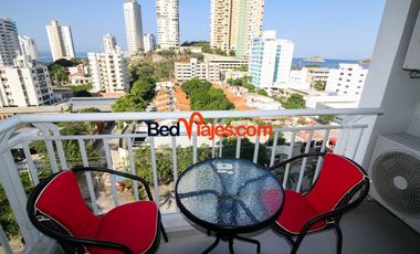 Apartamentos con balcon y piscina-RES