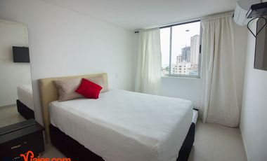 Apartamentos con balcon y piscina-RES