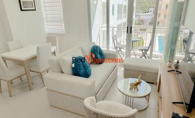 Apartamentos con balcon y piscina-RES