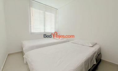 Apartamentos con balcon y piscina-RES