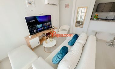 Apartamentos con balcon y piscina-RES