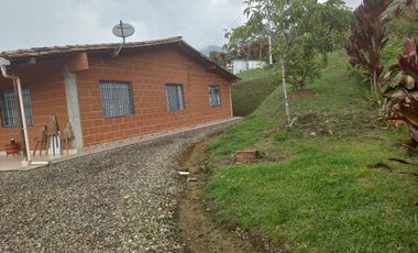 VENDO FINCA PLANA CON INMENSA CASA EN BARBOSA ANTIOQUIA.