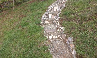VENDO FINCA PLANA CON INMENSA CASA EN BARBOSA ANTIOQUIA.