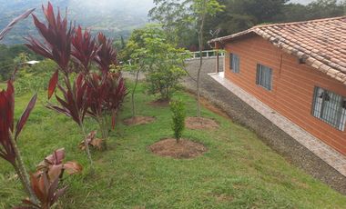 VENDO FINCA PLANA CON INMENSA CASA EN BARBOSA ANTIOQUIA.