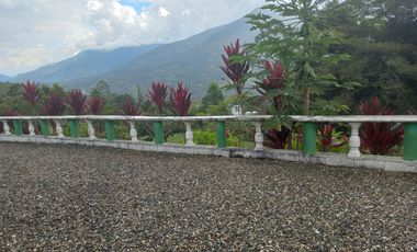 VENDO FINCA PLANA CON INMENSA CASA EN BARBOSA ANTIOQUIA.