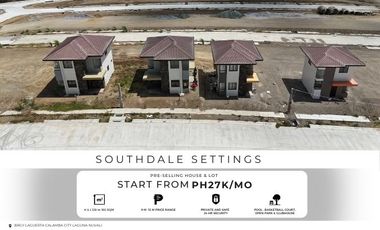 Rush Sale House and Lot For Sale Near to Xavier School & Mirriam College in Nuvali Southdale Settings