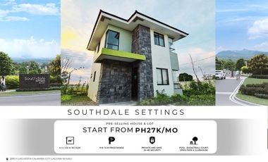 Rush Sale House and Lot For Sale Near to Xavier School & Mirriam College in Nuvali Southdale Settings